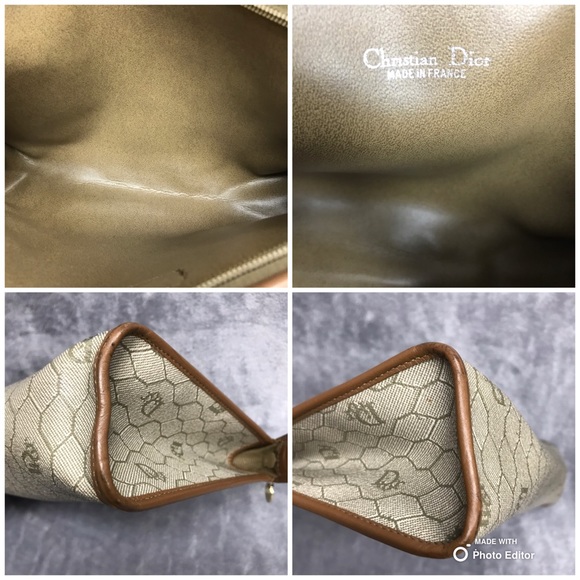 CHRISTIAN DIOR VINTAGE CLUTCH POUCH BAG VGC - - Picture 8 of 10